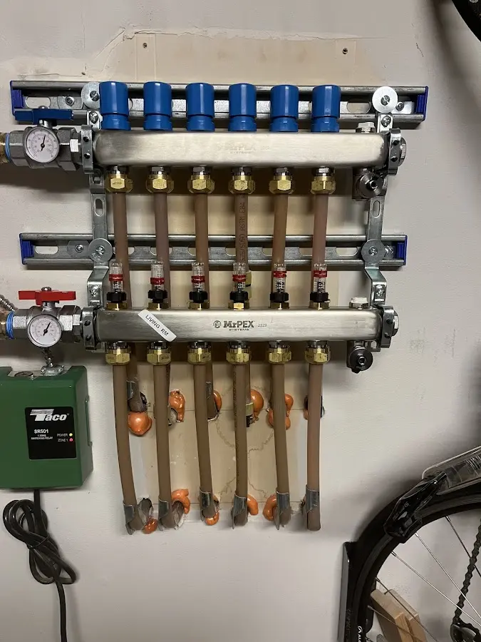 Plumber performing Gas Leak Detection at a residential property in Lebanon